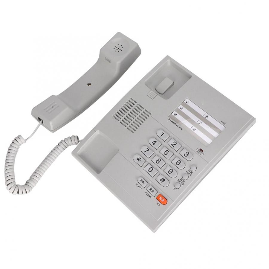 1601 Huistelefoon Bureau handsfree Telefoon Voor Home Office Desktop Witte Telefoon Draagbare