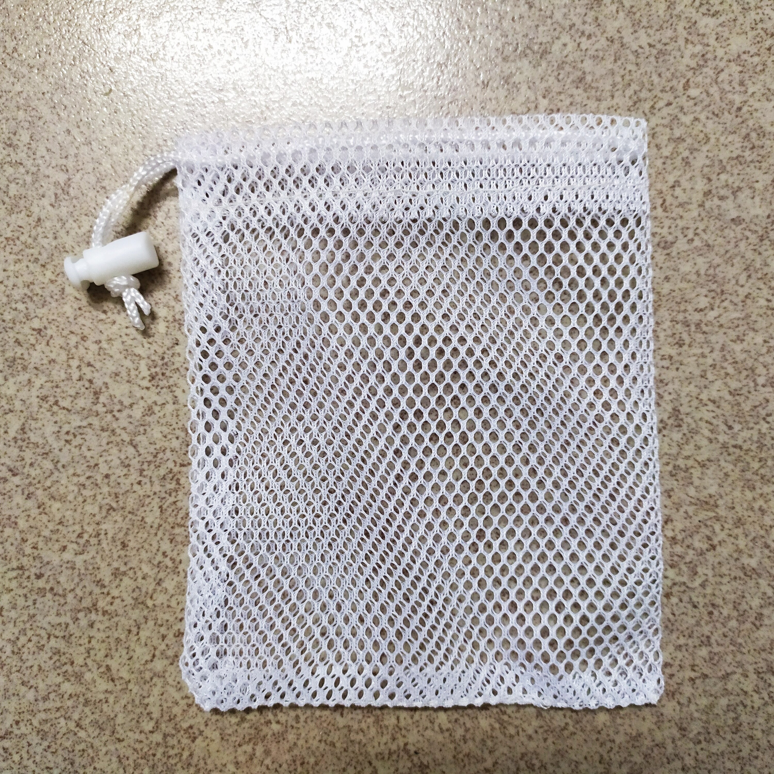 100 pcs mesh sieraden pouch koord polyester mesh waszak voor golfbal verpakking