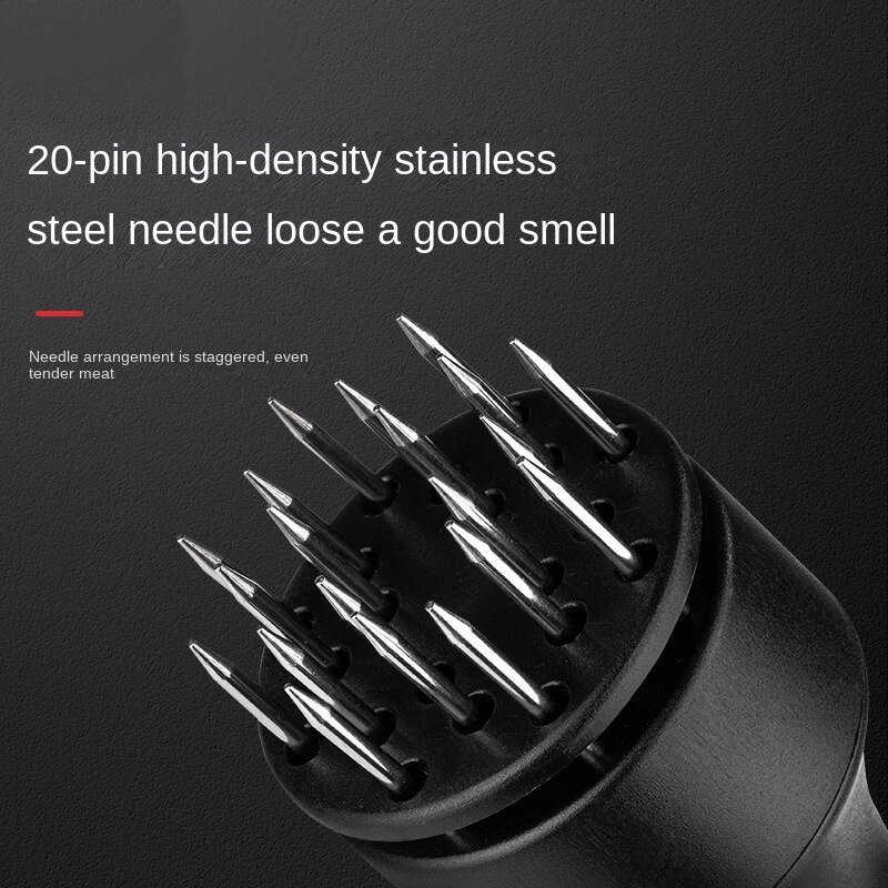 1 Stainless Steel Portable Hammer Needle/Steak Pork Chops Hole Barbecue Needle Hammer Kitchen Cooking Tools Accessories Gadgets