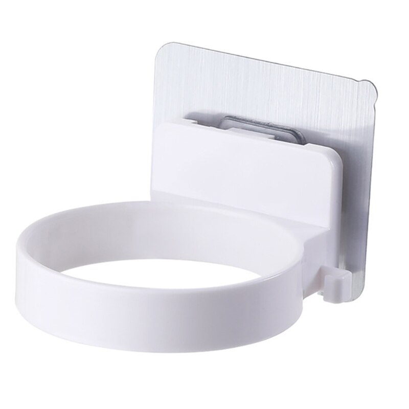 1Pcs Muur Gemonteerde Föhn Houder Opslag Abs Rack Föhn Stijltang Salon Houder Plank Badkamer Organizer plank: 01