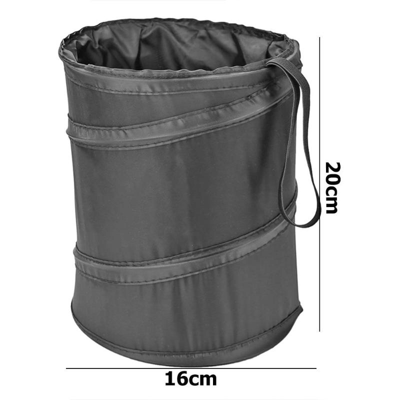 Waterproof Trash Bag for Car Can Pack Bag Foldable Oxford Cloth Garbage Storage Bucket Bin Wastebasket Cleaning Tools Accessorie
