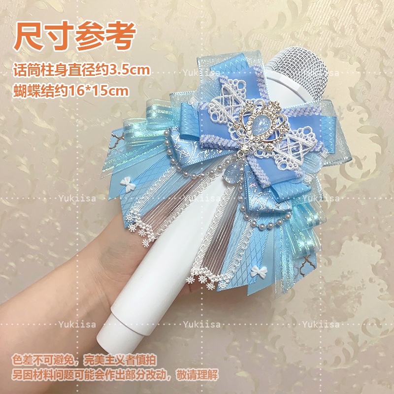 Grampo de cabelo strass estilo japonês para mulheres e meninas, bastão lanterna, laço rosa, artesanal, luz lolita, cocar, acessórios: YELLOW
