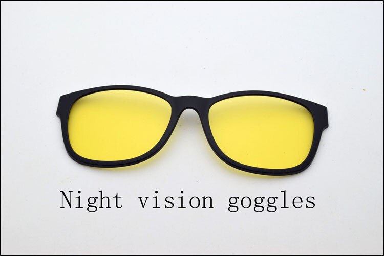 Glazen Frame Voor Vrouwen Met Magneet Gepolariseerde Clip Zonnebril Ultem Bril Volledige Velg Recept Bril Uv400 Zachte Tempels: Night Vision Goggles