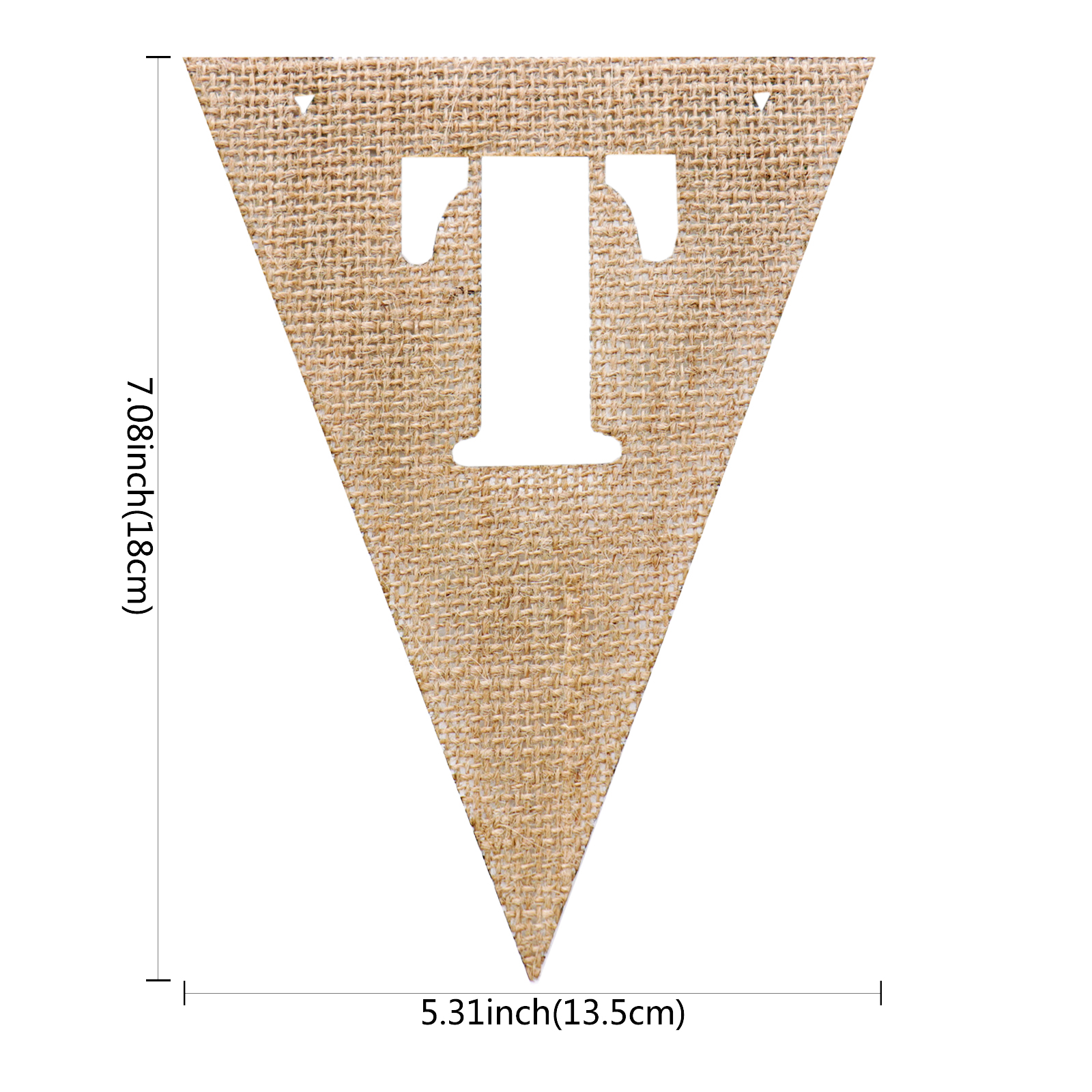 Banderín de arpillera con letras A-Z, banderines de arpillera de yute DIY para boda, banderas, Bar, Baby Shower, suministros festivos para fiestas de cumpleaños