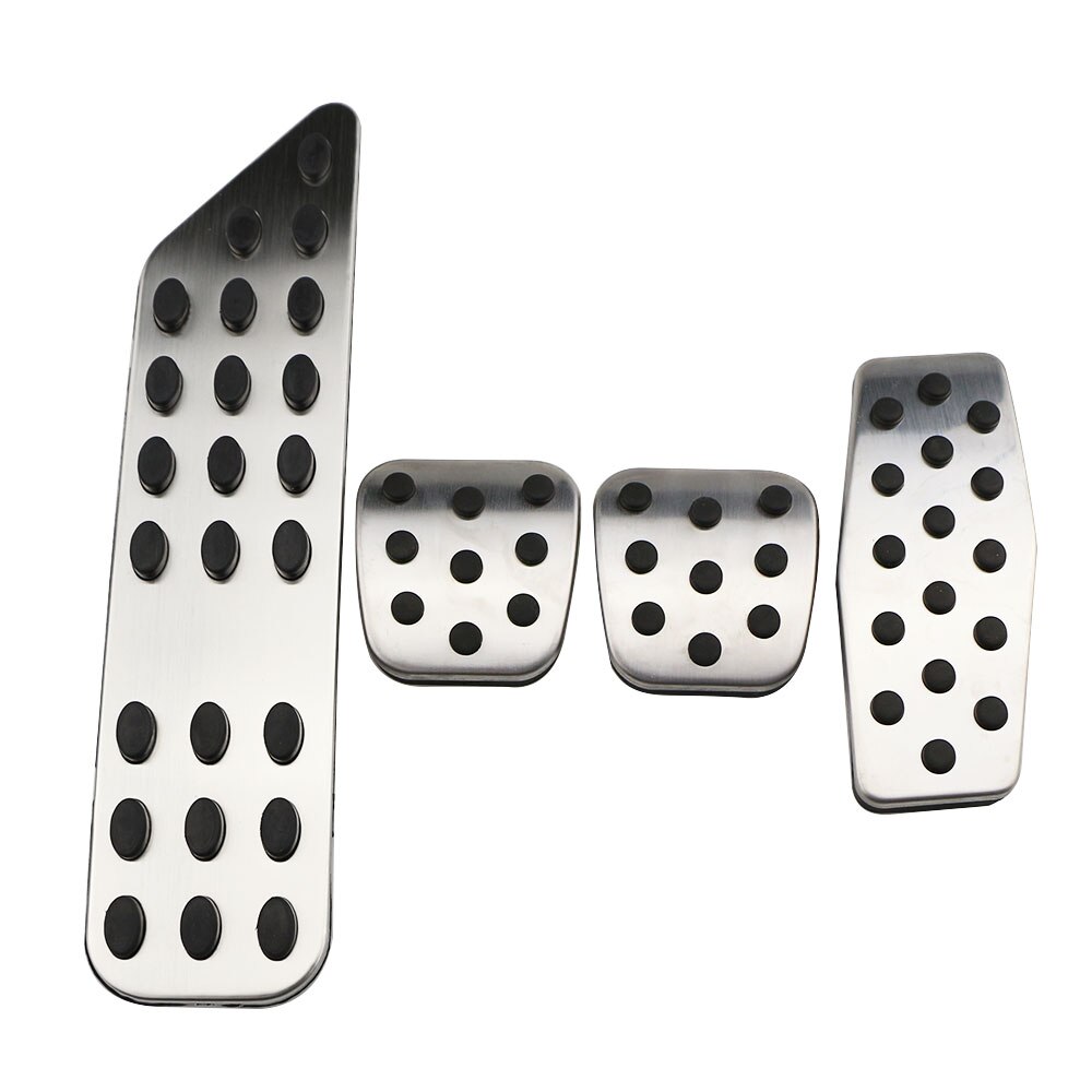 Zlord Voor Chevrolet Cruze Trax Malibu Voor Opel Mokka Astra J Insignia Auto Pedalen Pedaal Pad Cover: 4Pcs MT With Rest