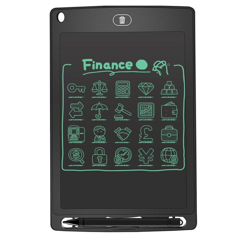 Opslagstavle mini tavle 8.5 tommer lcd digital tablet magnetisk tavle til børn graffiti flipover skrivetavler