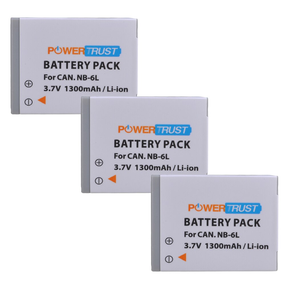 NB-6L NB-6LH NB 6L Batterie NB6L pour Canon PowerShot IXUS 310 SX275 SX280 SX510 200 105 210 300 S90 S95 SD1300 SD1200 SX240: 3Battery