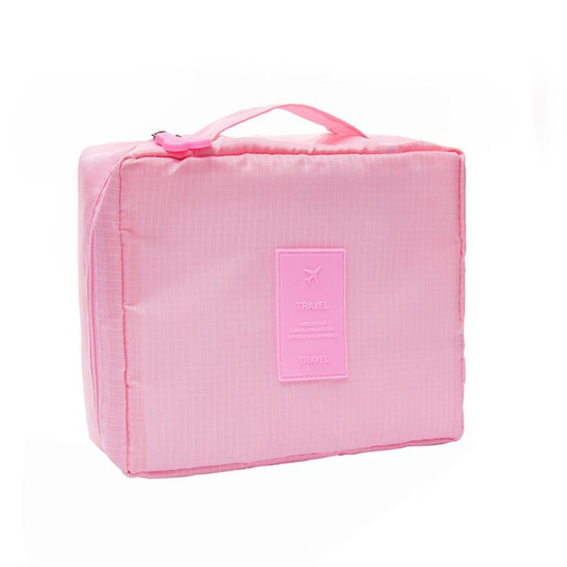 1Stck Ich bin Freien Mädchen machen-hoch Tasche Frauen Kosmetik Tasche Frauen Toilettenartikel Organizer Wasserdicht Weibliche Lagerung bilden Fälle: 6