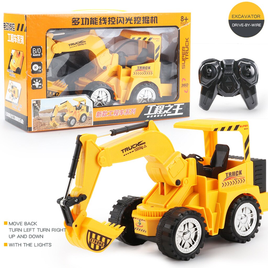 RC sans fil Dumper camion jouet télécommande génie électrique camion véhicules pelle Construction camion jouet enfants jeux: D