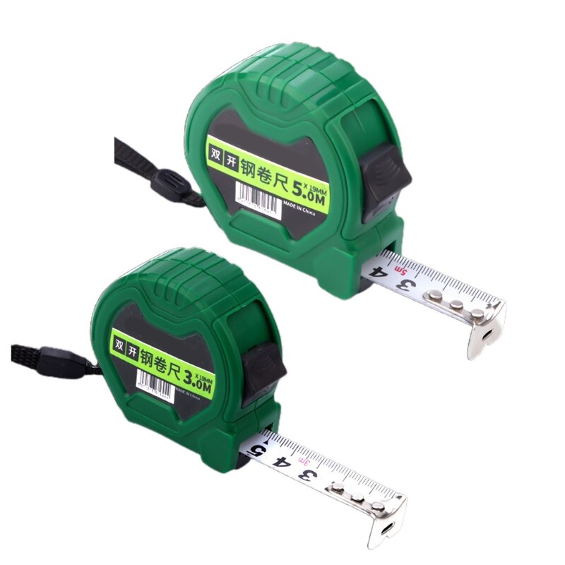 Measuring Tape Pull Ruler Retractable Ruler Gauging Tools Tape Measure 3/5m Steel Blade Tape Measures Woodworking
