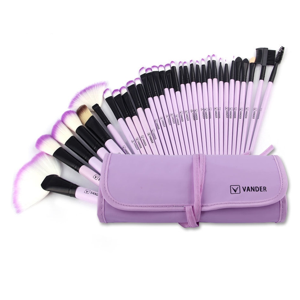 Make-Up Kwasten 32Pcs Makeup Brush Set Cosmetische Foundation Synthetic Make Up Borstels Kit