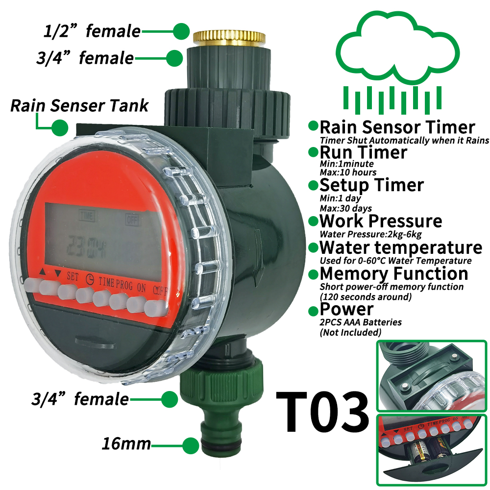 5-50M Giardino micro Irrigazione a goccia Sistema di irrigazione automatica kit controllore Timer Nebbia fai da te Raffreddamento a spruzzo per piante in vaso: marina militare Blu