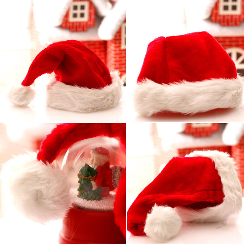 Sällskapsdjur hatt katt hund vinter varm plysch keps xmas fest dekor hatt hatt rolig söt sällskapsdjur cosplay diy hundar katter kostym dekor