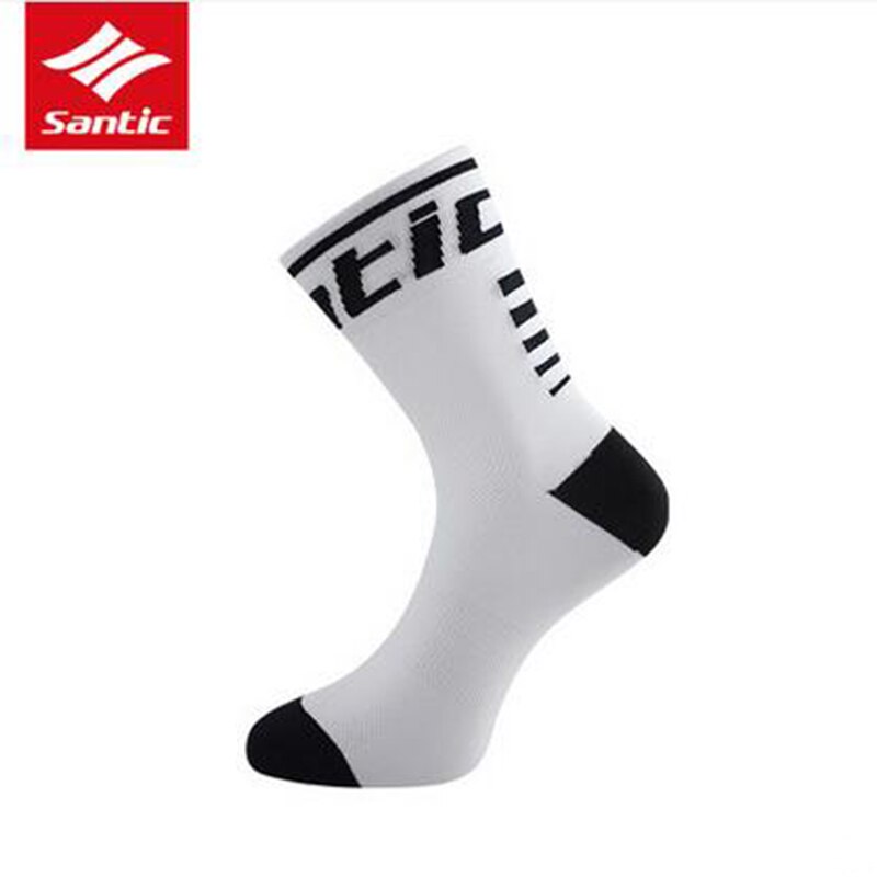 Santic cyclisme chaussettes hommes femmes Anti-transpiration Sports de plein air en cours d'exécution respirant Sport Calcetines vélo vélo Meias SK0016