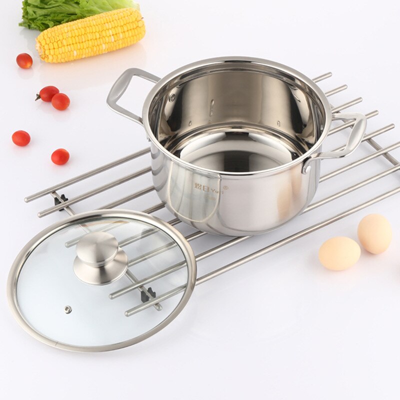 Food grade household stainless steel stainless steel pot general stove soup pot kitchenware non-magnetic