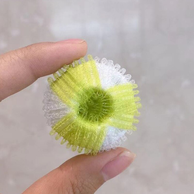 1 Pc Laundry Washing Machine Sticky Hair Anti-entanglement Cleaning Clothes Ball 4cm Mini Nylon Laundry Balls for Home Products: 4cm green