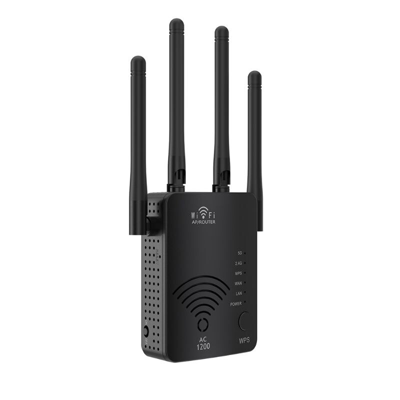 Wifi Signaal Booster 1200Mbps Wifi Repeater 2.4G En 5G Dual Band Internet 28TE