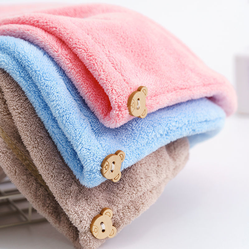 Toallas de baño de secado rápido para mujer, gorro de microfibra, toalla de secado rápido, turbante