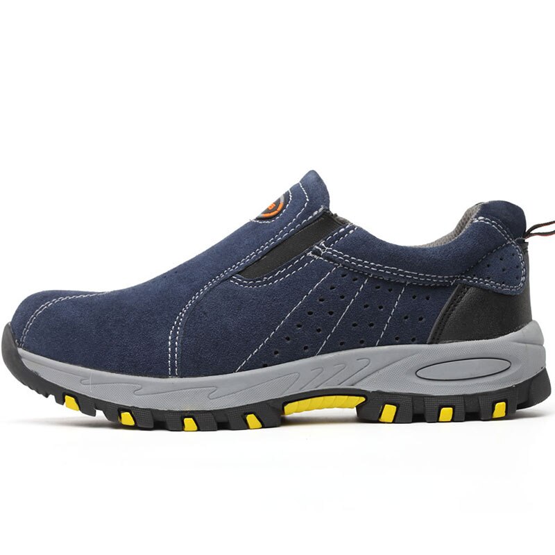 Steel Toe Cap Impact-resistant Shoes Breathable Lightweight Work Safety Shoes Mens Casual Sneakers