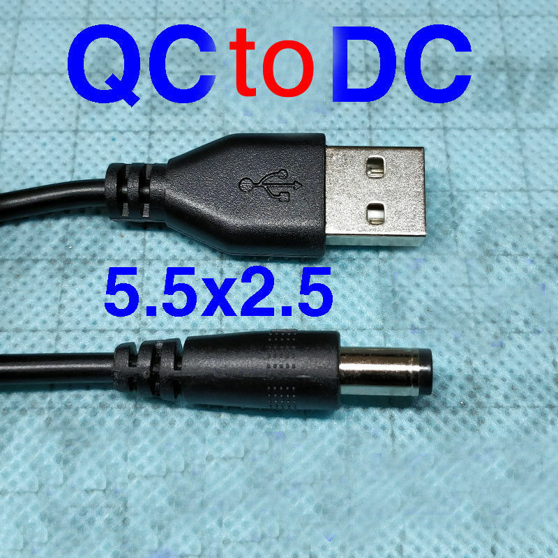 QC 2.0 truc boost câble augmente USB 5V à 9V 12V DC 3A convertisseur de tension chargeur de puissance QC2.0 F chargeur de puissance mobile