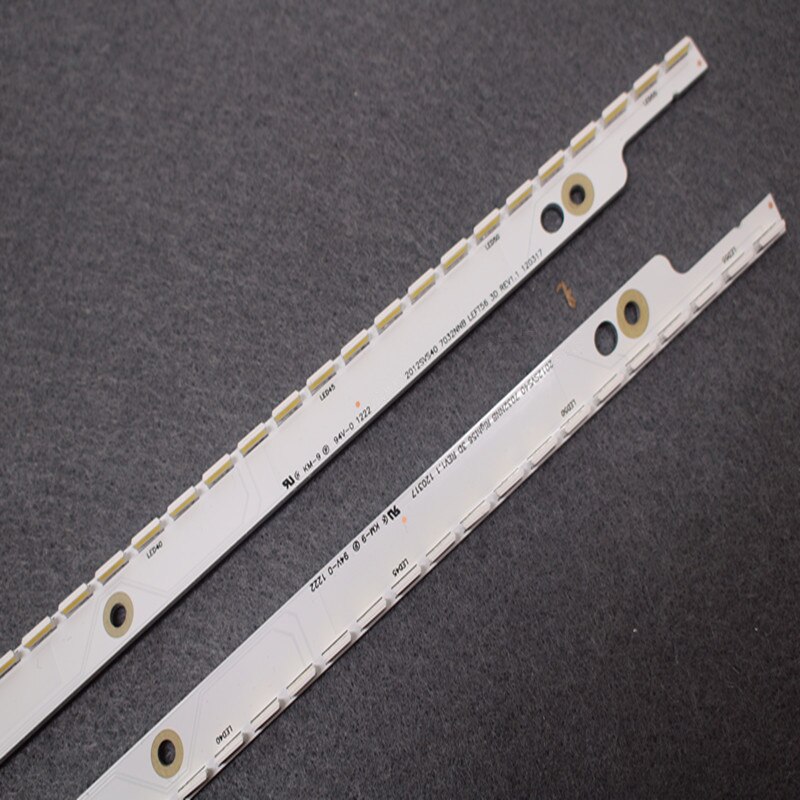 3D LED Strip Replacement 40&quot; For Samsung SLED 2012SVS40 7032NNB LEFT56/RIGHT56 3D 500mm 56LEDs*3V