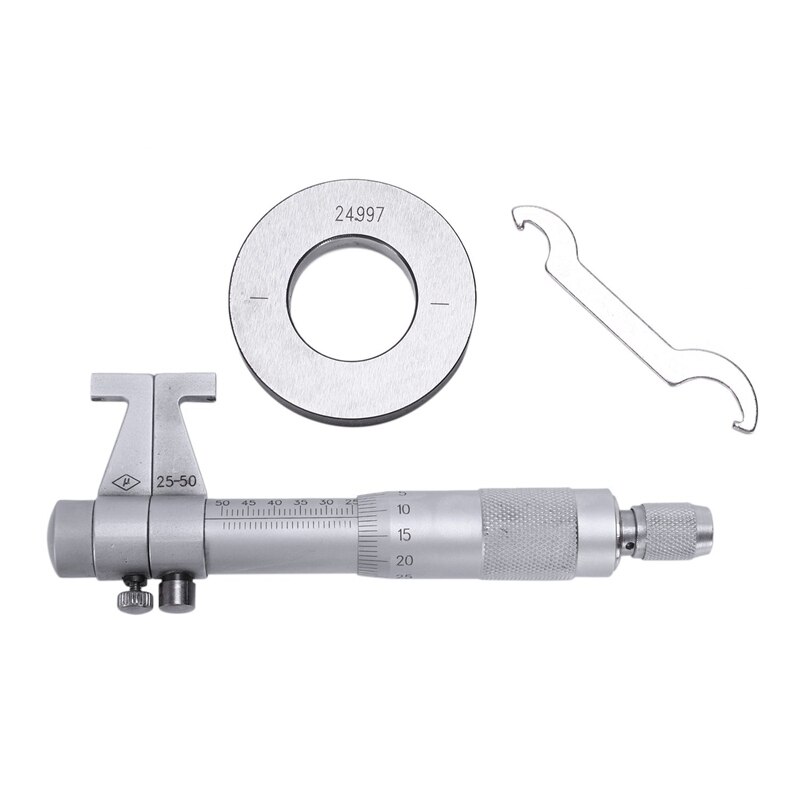 Micrometer Caliper Gauge 25-50Mm Inside Micrometer For Inside Measurement Inner Diameter: Default Title