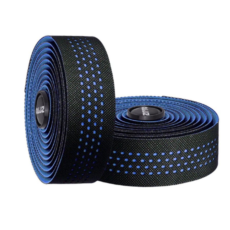 Bicycle Handlebar Tape Vibration Damping Road Bike Bar Tape Anti-Vibration EVA PU bar Tape Colorful handlebar tape: BLUE