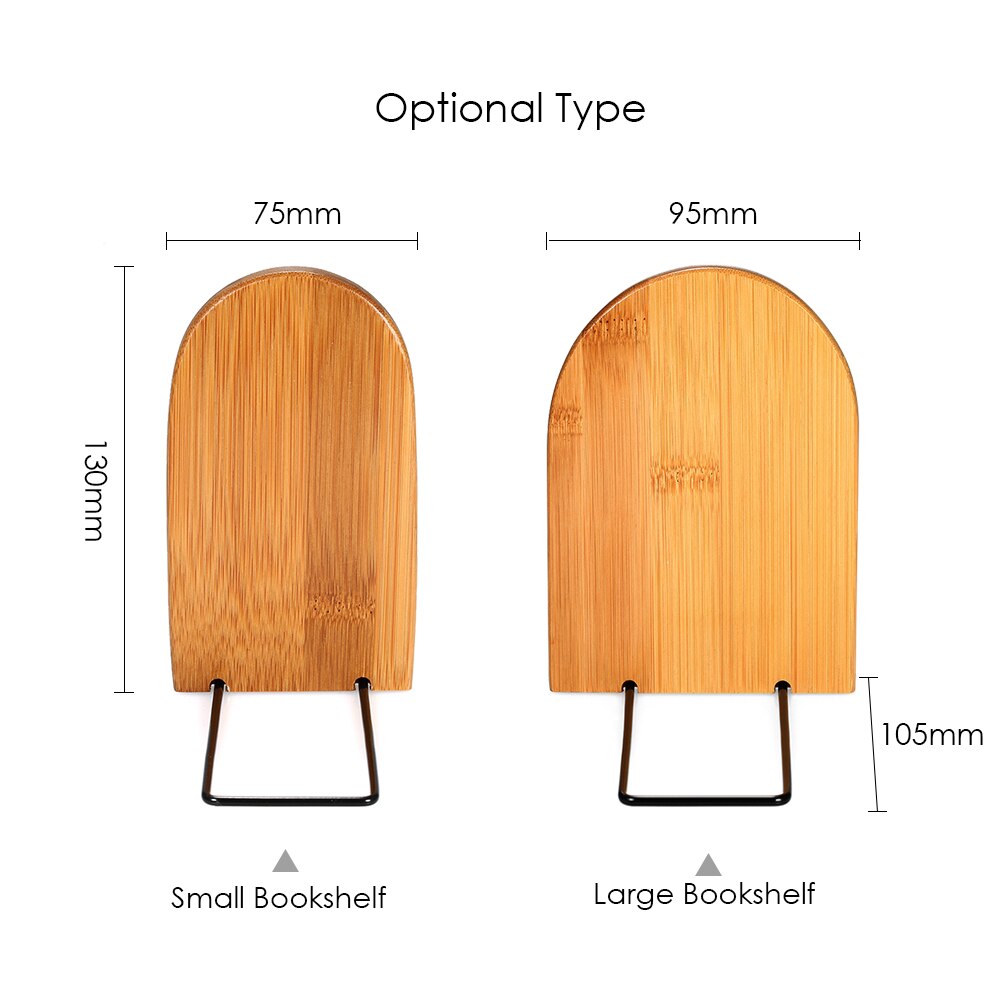 Bamboo Book Rack Books Holder Bookend Wall Shelves Book Storage Floating Shelf for Book