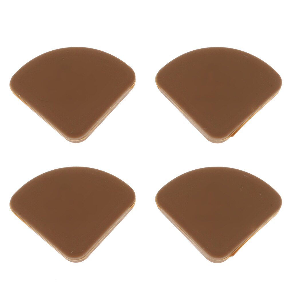 Silicon Glazen Tafel Bureau Edge Guard Protector Bumpers Zachte Hoeken Kussen Voor Bed Meubels Toebehoren 4 Kleuren: Coffee