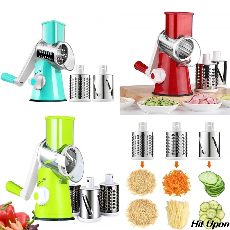 Multifunctionele Handleiding Plantaardige Spiral Slicer Chopper Slicer Kaas Rasp Groentesnijder Keuken Gereedschap