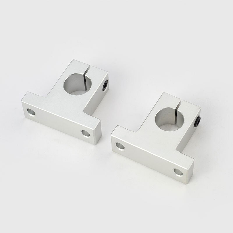 4 stk  sk8 sk10 sk12 sk16 sk20 sk25 sk30 sk35 lineær lejeskinne aksel støtte lineær aksel lineær stang cnc router 3d printer del