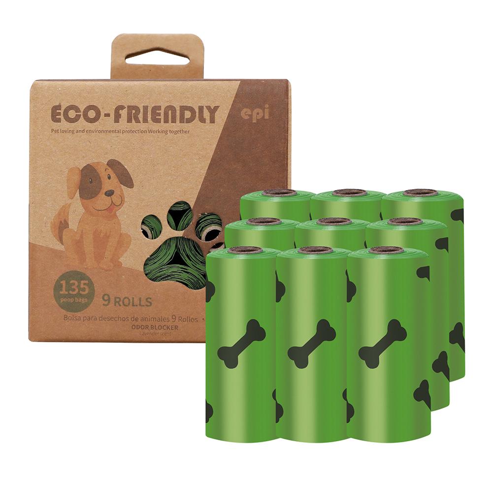 9/18/36 rolls Dog Poop Bag Pet Poop Picker Degradable Poop Picker Eco-friendly Dog Waste Disposal Bags