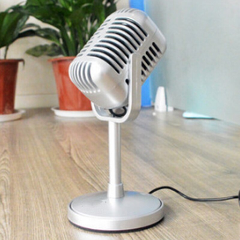 Classical Vintage Retro Condenser PC Laptop Studio Gooseneck Microphone MIC