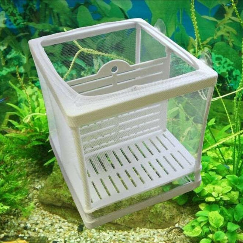 1 Pc Aquarium Fish Breeding Breeder Box Baby Fish Hatchery Isolation Net Fish Tank Incubator Box Hanging Aquarium Accessories
