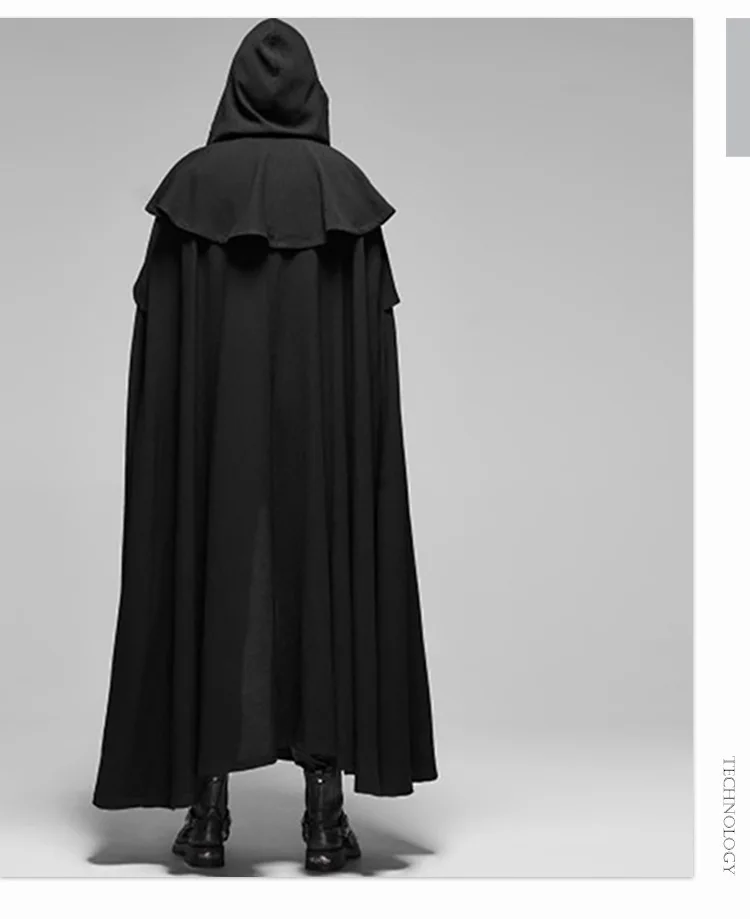 Fantasia Medieval Retro para Homens, Trajes de Cavaleiro, Pirata, Príncipe, Capas com Capuz Gótico, Roupas Longas, Jaquetas para Carnaval e Halloween