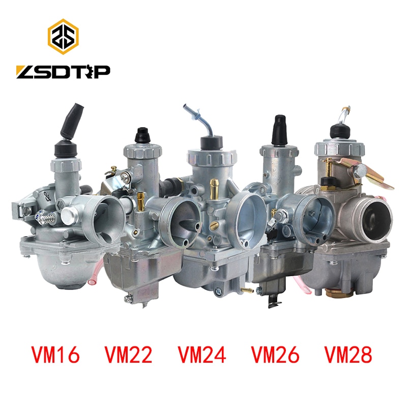 Carburador Mikuni ZSDTRP VM16 20 22 26 28 30mm T125 de 19mm 28mm 30mm 32mm para Dirt Pit Bike 110-250CC ATV, motocicleta tipo Quad