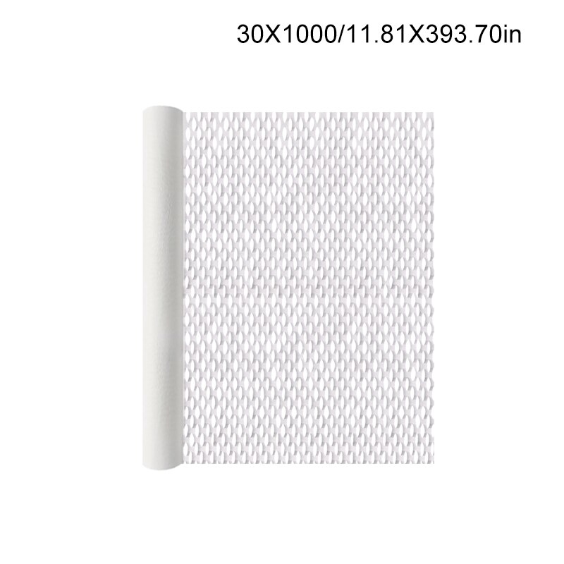 Brown Kraft Paper Roll Tissue Paper For Wrapping Material Wedding Birthday Party Art Craft Handmade Honeycomb Packaging Papers: White30x1000cm