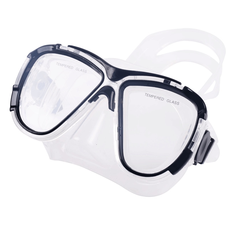 Diopter Snorkeling Mask Myopia Diving Masks With Prescription Lens(Nearsight 0-9.0), Corrective Scuba Mask For Sports Camera