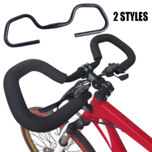 1pcs 25.4mm Bicycle Handle Bar Aluminum Alloy Bike Trekking Bar Wear-resistant Mountain Road Bike Butterfly Handle