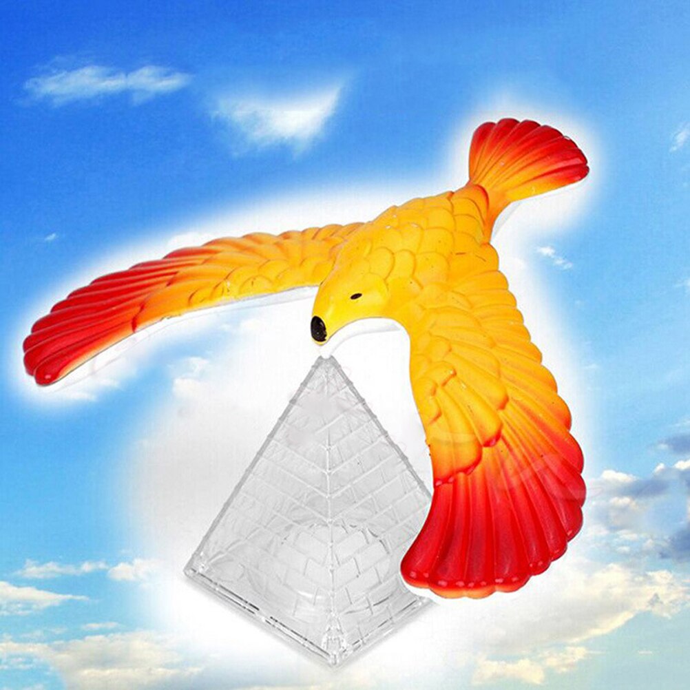 Avec pyramide cadre Balance aigle jouet en plastique Balance oiseau Science bureau jouet amusant enfants jouet