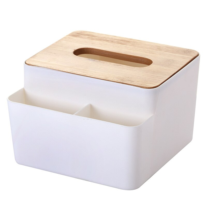 230*130*100 Mm Home Tissue Box Bontainer Tissue Doos Houder Houten Cover Papieren Servet Case Hoge Pp Plastic