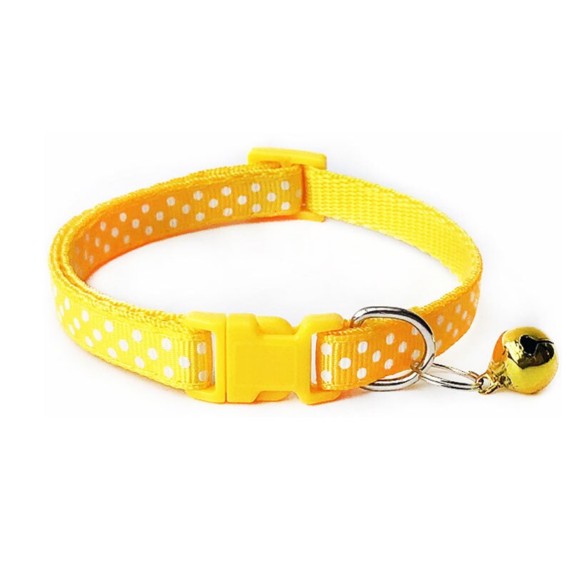 Adjustable Buckle Collar For Cat Puppy Pet Supplies Lovely Cat Dog Lace Collar With BellCat Dog Accessories Small Dog Chihuahua: 3
