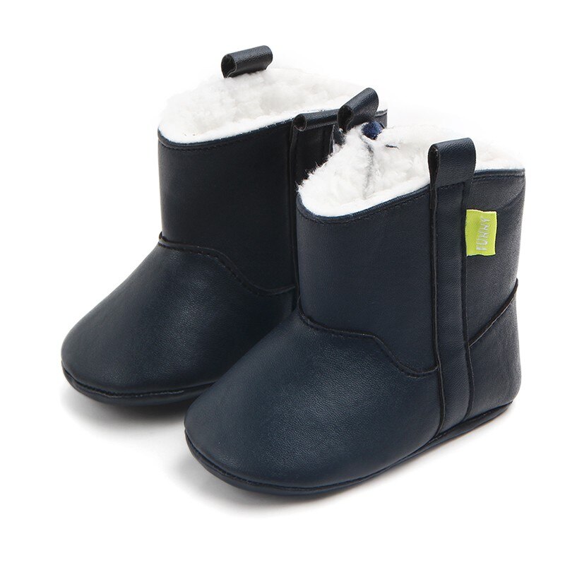 Baby Hohe rohr Stiefel Winter Kind mädchen schnee schuhe warme plüsch weichen boden baby mädchen stiefel winter schnee boot für baby: Armee Grün / 1