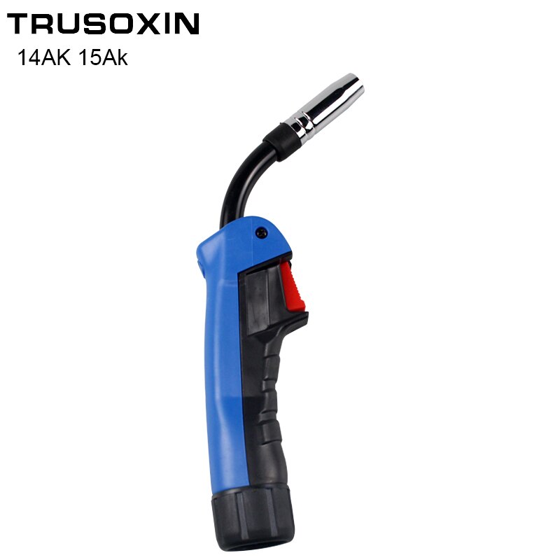 CO2 Mig Mag Welding Torch Air Cooled MB 1PCS 15AK 14AK Swan Neck Contact Tip Holder Gas Nozzle Solenoid Valve
