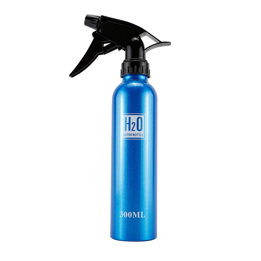 Pulvérisateur d'eau en aluminium pour Salon de coiffure, bouteille vide de 500ML, rechargeable, outils de pulvérisation pour coiffeur: 300ML-Blue