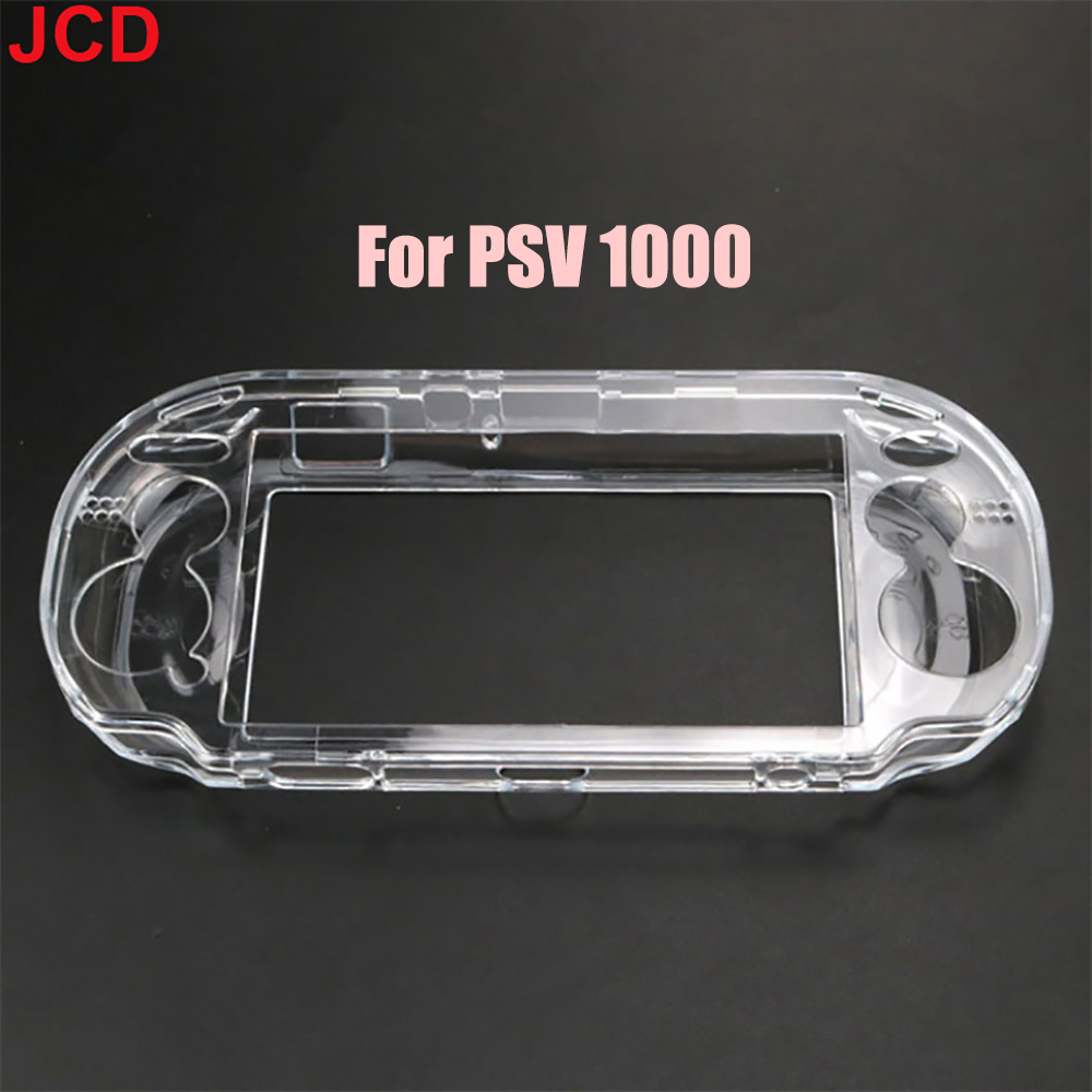 JCD 1 pièces coque de protection rigide transparente en cristal pour PsVita Psv PSP 1000 2000 3000 coque de protection complète du corps