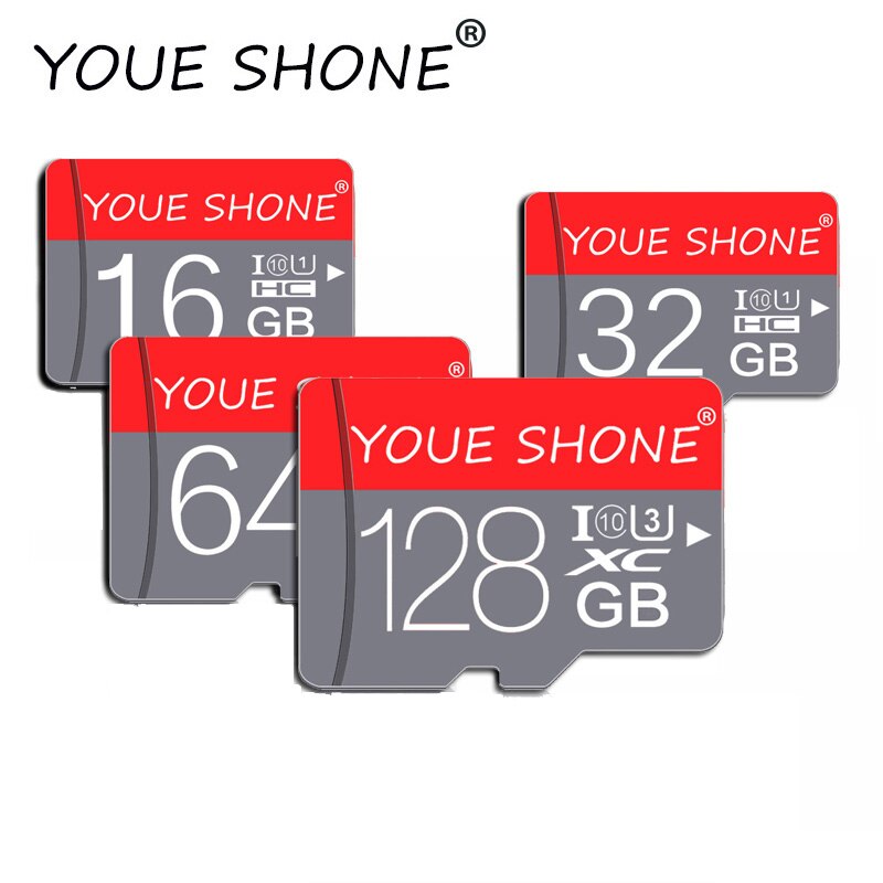 High Performance Class 10 128GB/16GB Micro SD Card for Car DVR MicroSD 32GB/64GB Memory Card Fast Speed TF Cards for Smartphone