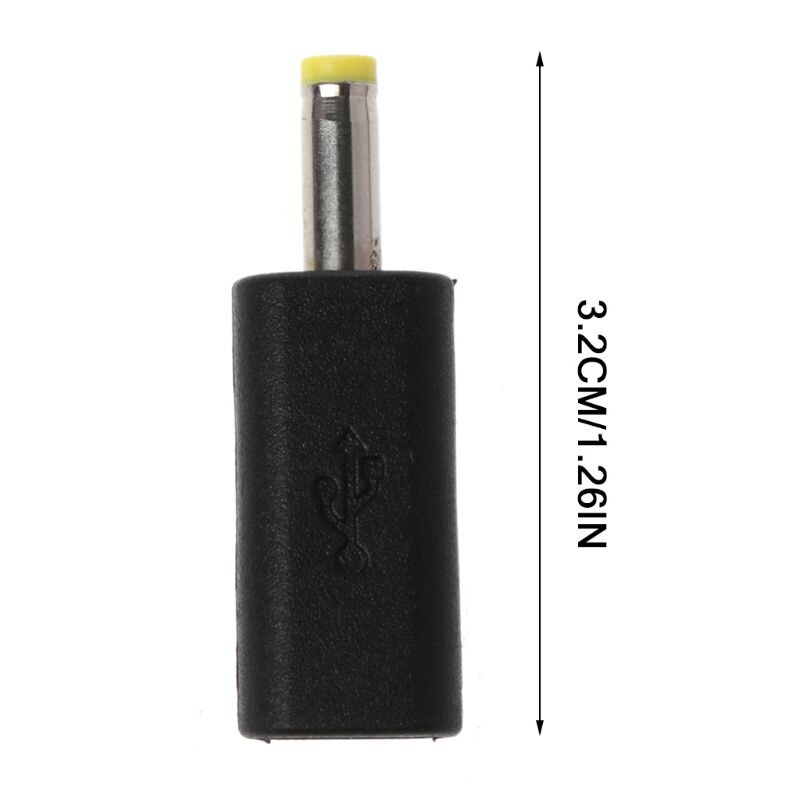 1PC Micro USB Female to DC 4.0x1.7mm Male Plug Jack Converter Adapter Charge For Sony PSP