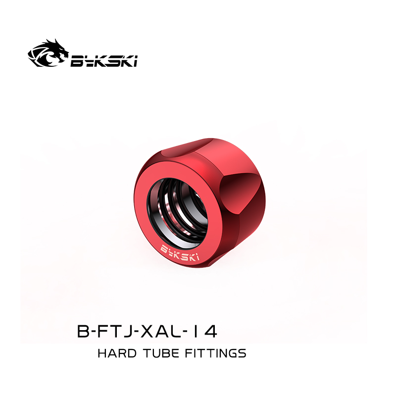 Bykski B-FTJ-XAL-14 Hard Tube Fittings For OD14mm water cooling pipe Boutique Plum Blossom G1/4&#39;&#39; Fast Twist Fittings,