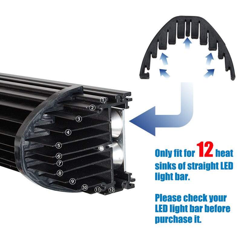 5pcs LED Light Bar Rubber Isolator Rubber Damper Reduce Noise for Jeep Off Road Light Bar Single Isolator LED light bar